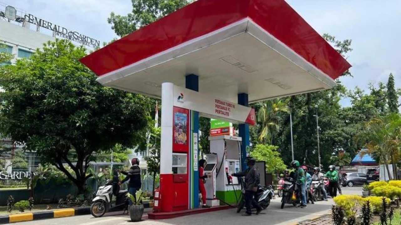SPBU di Kota Medan, Sumut. ANTARA/HO-PT Pertamina Patra Niaga (Antara)