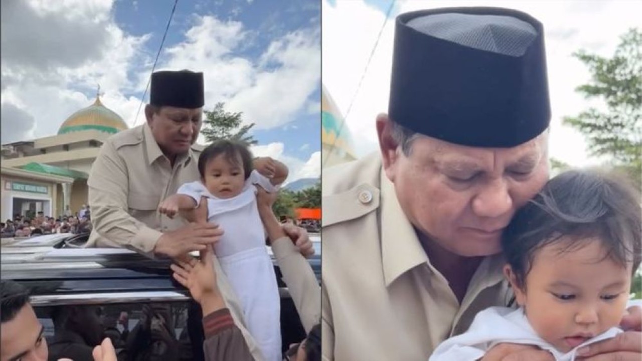 Presiden Prabowo Subianto saat berada di Takengon. (Foto: Instagram)