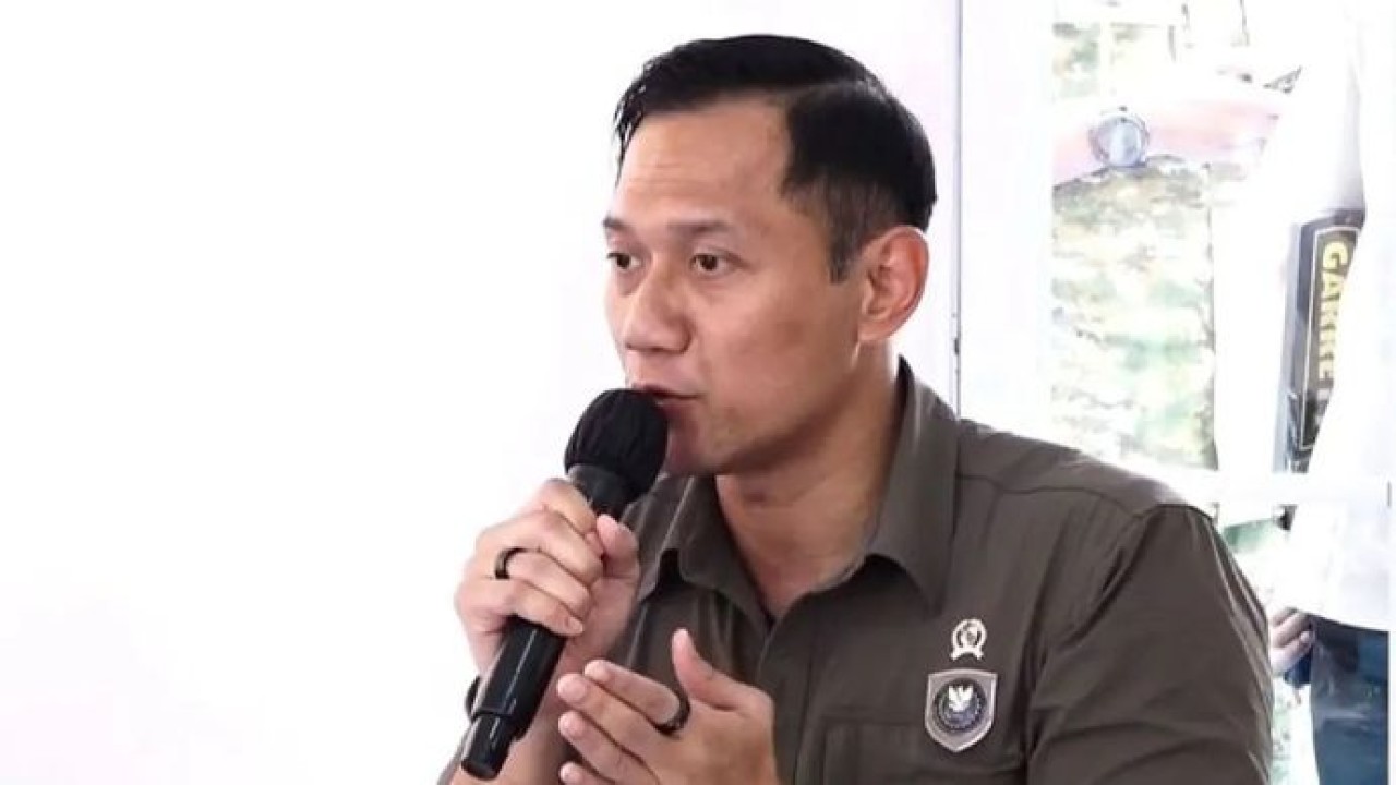 Menteri Koordinator Bidang Infrastruktur dan Pembangunan Kewilayahan Agus Harimurti Yudhoyono (AHY). (Antara)