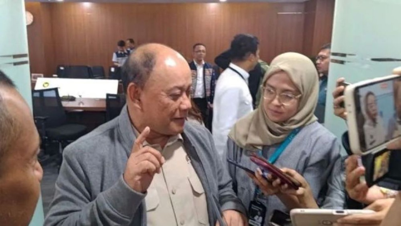 Kepala Badan Gizi Nasional (BGN) Dadan Hindayana usai rapat koordinasi terbatas di Kementerian Koordinator Bidang Pangan, Jakarta, Kamis (29/1/2026). (Antara)