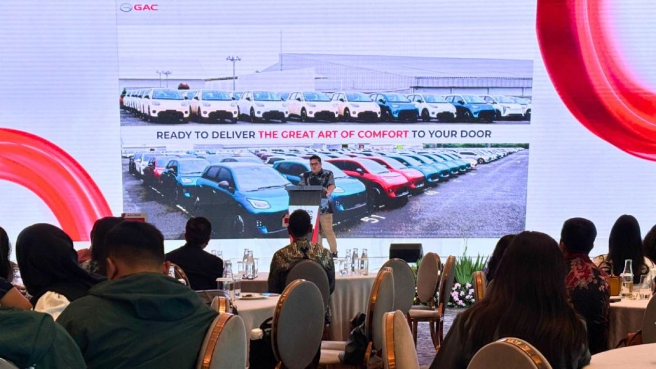 Marketing Communications dan Public Relations GAC Indonesia, Valdo Prahara  pada saat press conference IIMS 2026. (Foto: Dok/Istimewa)