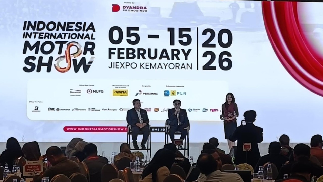Pameran otomotif IIMS 2026 siap digelar di JIExpo Kemayoran, Jakarta, pada 5-15 Februari 2026. (Foto: Adiantoro/NTV)
