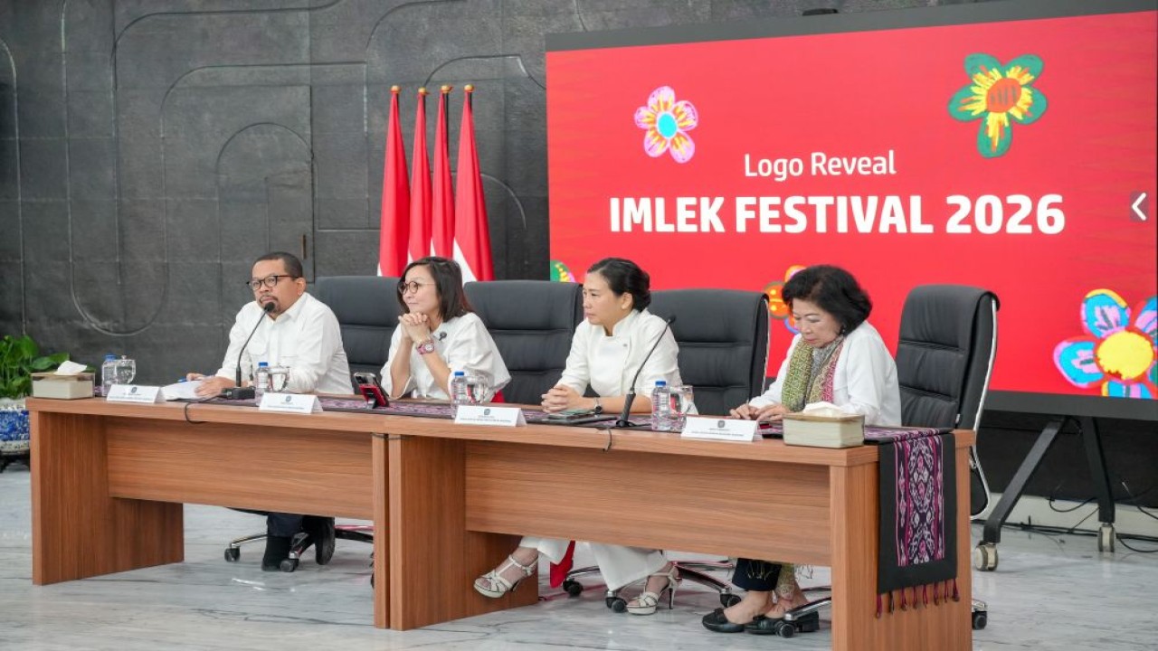 Pemerintah secara resmi meluncurkan logo perhelatan "Imlek Nasional 2026: Harmoni Imlek Nusantara". (Foto: Dok/Istimewa)