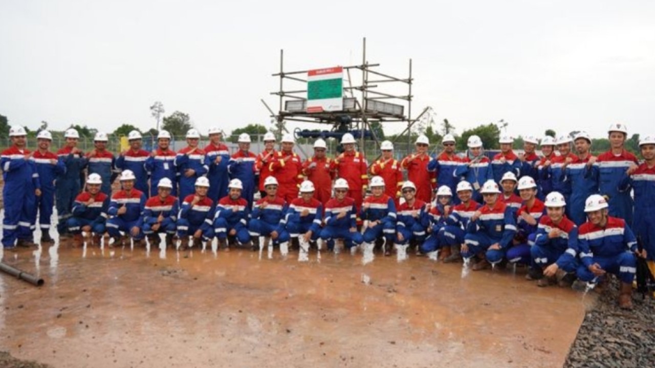 Jajaran pimpinan Kementerian ESDM, SKK Migas, Pertamina Hulu Energi (PHE) dan Pertamina Hulu Rokan (PHR) (PT Pertamina Hulu Energi (PHE) )