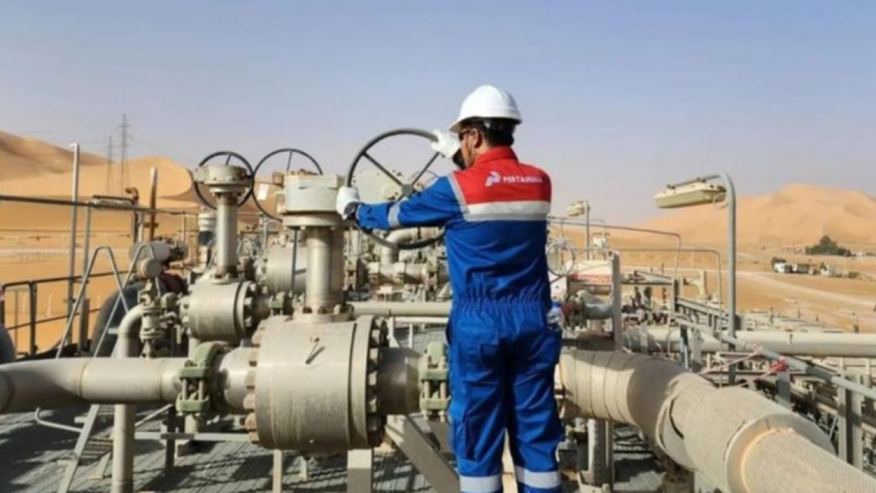 Ilustrasi - Fasilitas produksi migas PT Pertamina Internasional EP (PIEP). ANTARA/HO-Pertamina Internasional EP (Antara)