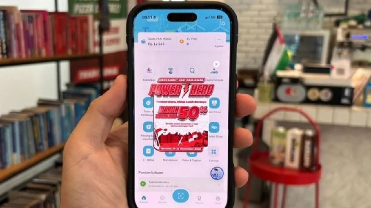 Aplikasi PLN Mobile di gawai. ANTARA/HO-PLN (Antara)