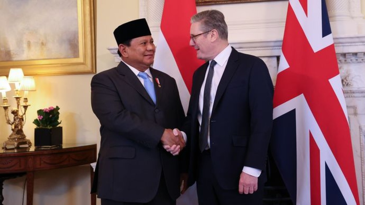 Presiden Prabowo Subianto dan PM Inggris Keir Starmer/ist