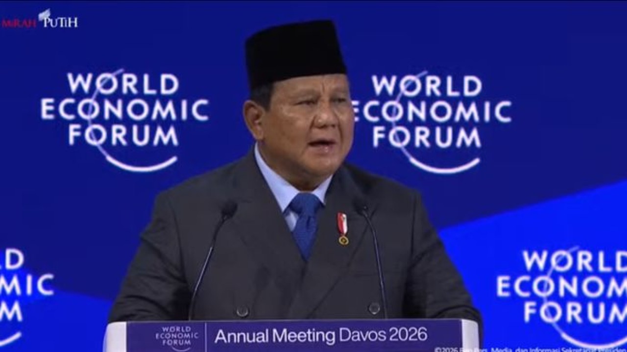 Prabowo Subianto di WEF Davos Swis (Istimewa)