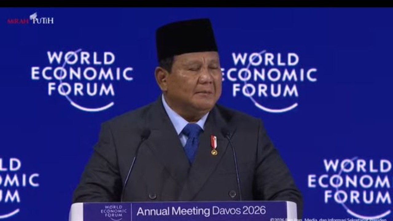 Prabowo Subianto di WEF Davos Swis (Istimewa)
