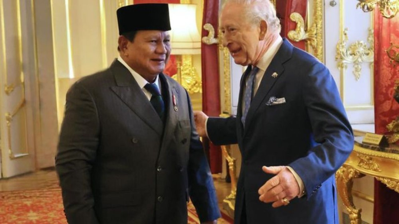 Presiden Prabowo Subianto bertemu dengan Raja Charles III di London, Rabu, 21 Januari 2026. (Foto: Istimewa)