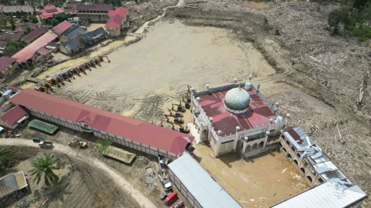 Pondok Pesantren (PP) Darul Mukhlisin, Aceh Tamiang pada Jumat, 2 Januari 2026. (Foto: Dok/Bakom RI)