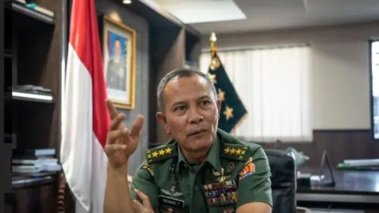 Wakil Kepala Satgas yang juga Kepala Staf Umum (Kasum) TNI Letjen TNI Richard Tampubolon/(Instagram @puspentni)