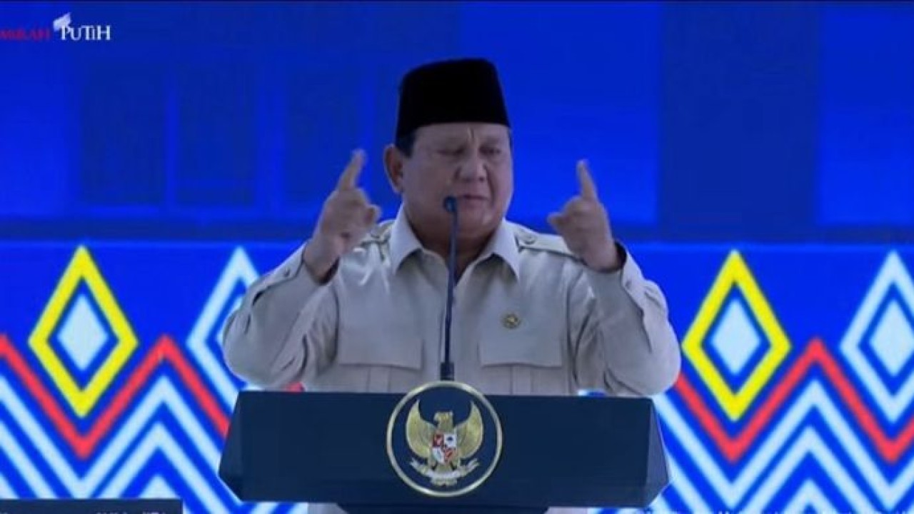 Prabowo Subianto dalam peresmian Sekolah Rakyat (Istimewa)