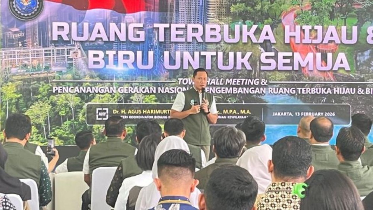 Menteri Koordinator Bidang Infrastruktur dan Pembangunan Kewilayahan, Agus Harimurti Yudhoyono (AHY). (Foto: NTVNews.id/Adiansyah)