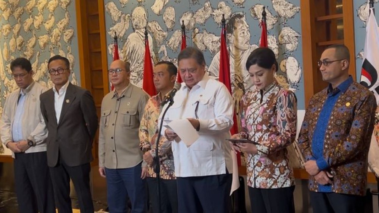 Menteri Koordinator Bidang Perekonomian Airlangga Hartarto. (Foto: NTVnews)