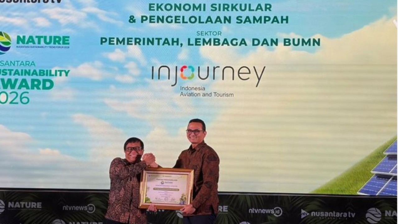 BNI Menangkan Penghargaan Nusantara Sustainability Award 2026 untuk Ekonomi Berdampak Lokal di Sektor Finansial. (BNI)