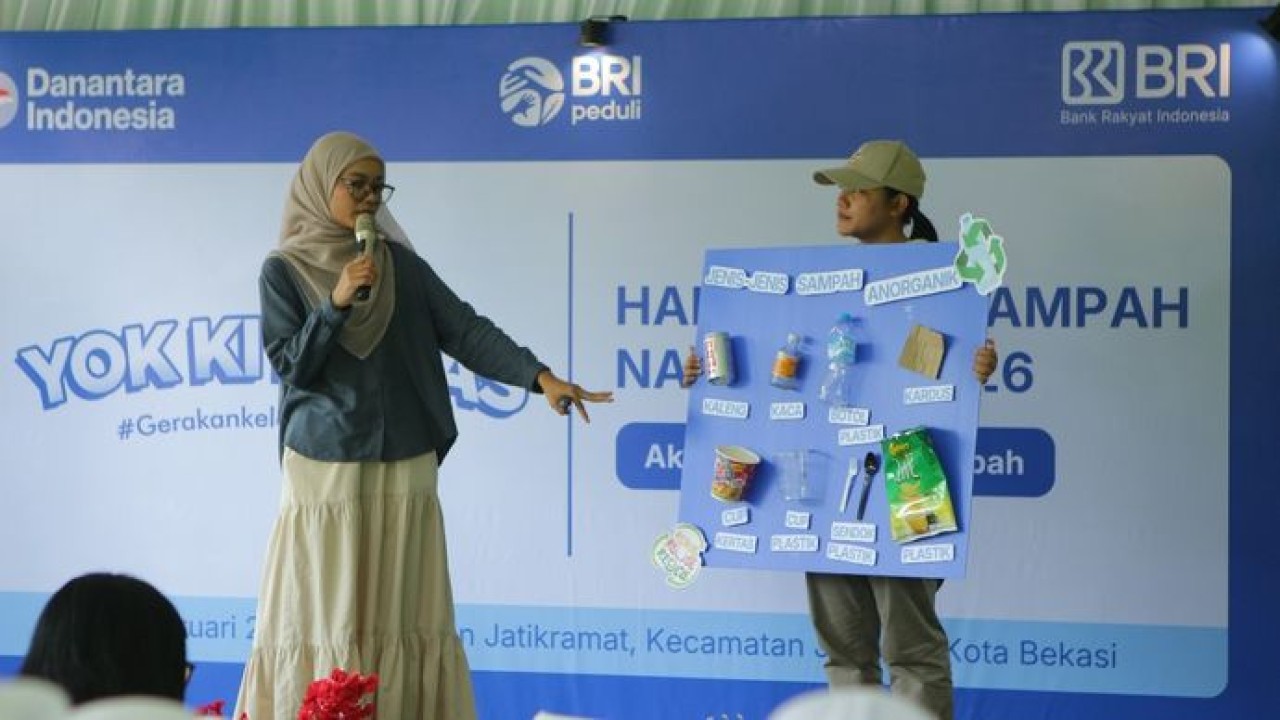 Hari Peduli Sampah Nasional, BRI tegaskan komitmen peduli sampah dan wujudkan Astacita Lingkungan melalui ”BRI Peduli Yok Kita Gas”.