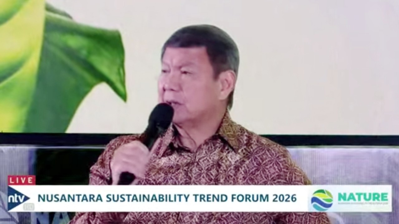 Hashim Djojohadikusumo. (Tangkap layar Nusantara TV)