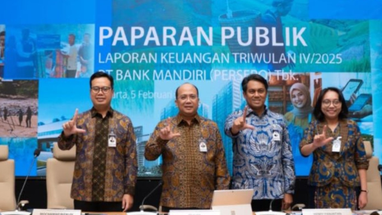 Bank Mandiri Catat Fundamental Solid di 2025, Perkuat Intermediasi dan Peran sebagai Mitra Strategis Pemerintah (dok)