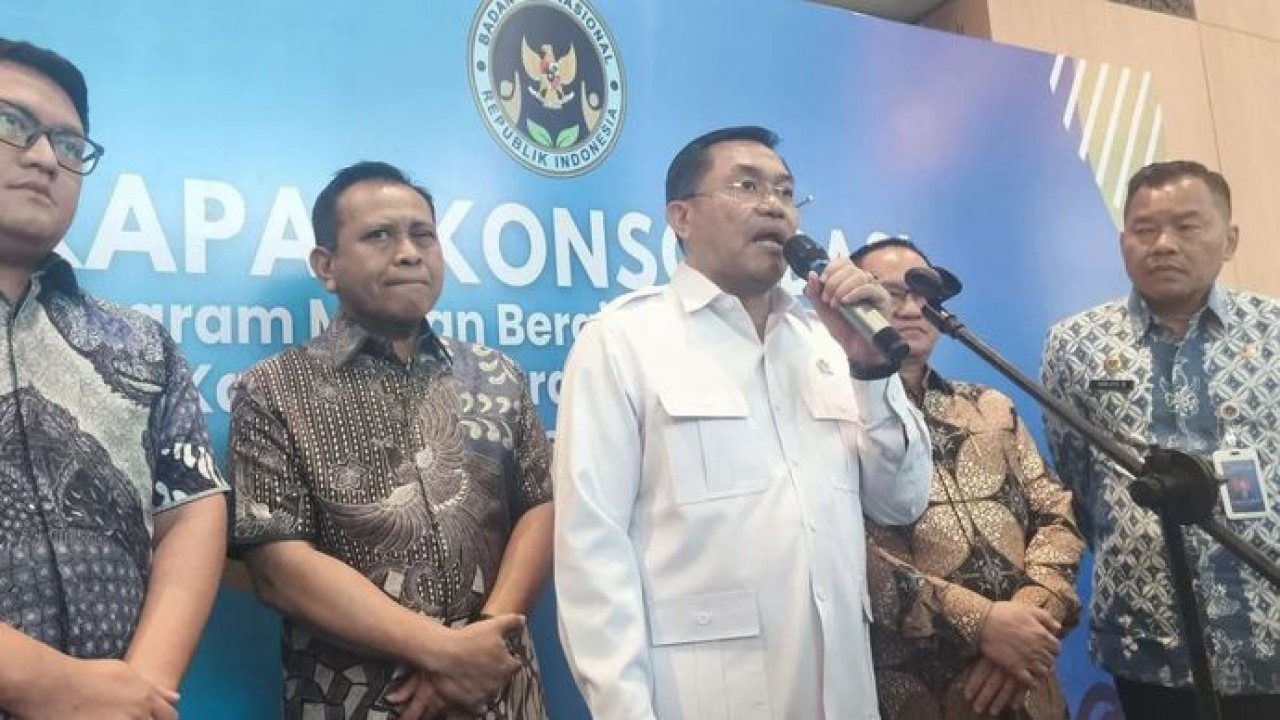 Wakil Kepala BGN Sony Sanjaya dalam konsolidasi bersama SPPG se-Provinsi Lampung, Sabtu, 14 Februari 2026. ANTARA/HO-BGN (Antara)