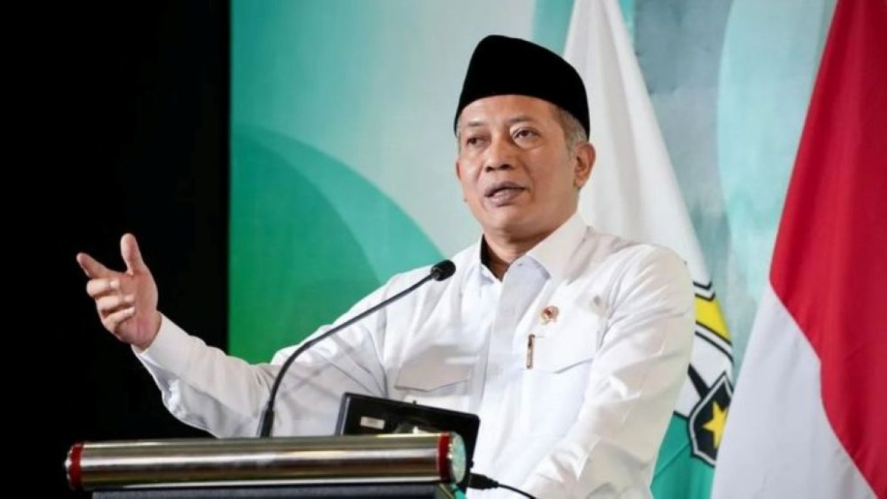 Menteri Koperasi (Menkop) Ferry Juliantono berbicara dalam Rapat Anggota Tahunan (RAT) Kospin Jasa ke-52 di Yogyakarta, Sabtu, 14 Februari 2026. (Foto: ANTARA/HO-Kemenkop)