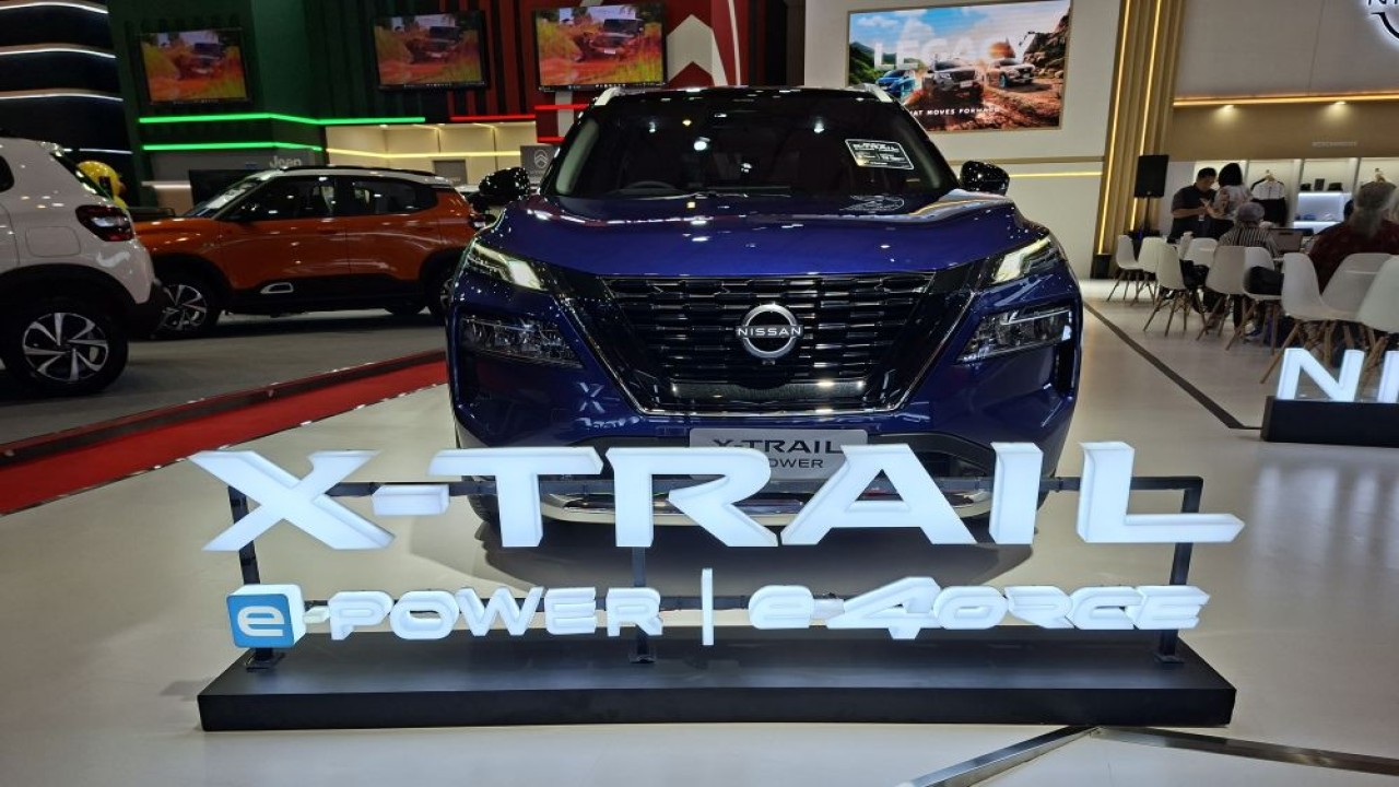 Representasi paling lengkap dari teknologi e-POWER dihadirkan melalui Nissan X-Trail e-POWER with e-4ORCE di IIMS 2026. (Foto: Dok/Istimewa/Adiantoro/Nissan)