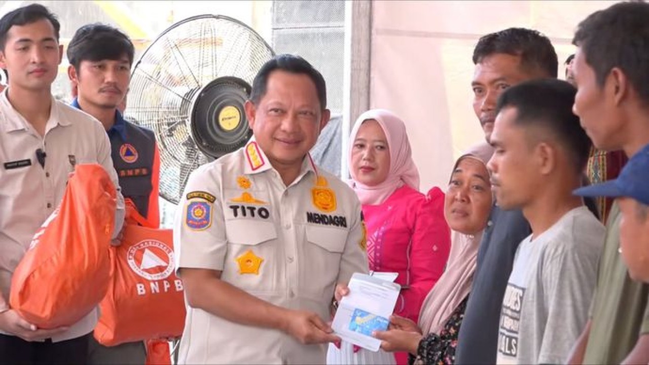 Menteri Dalam Negeri (Mendagri) Tito Karnavian di Tapanuli Selatan, Sumatra Utara, Kamis, 5 Februari. (Istimewa)