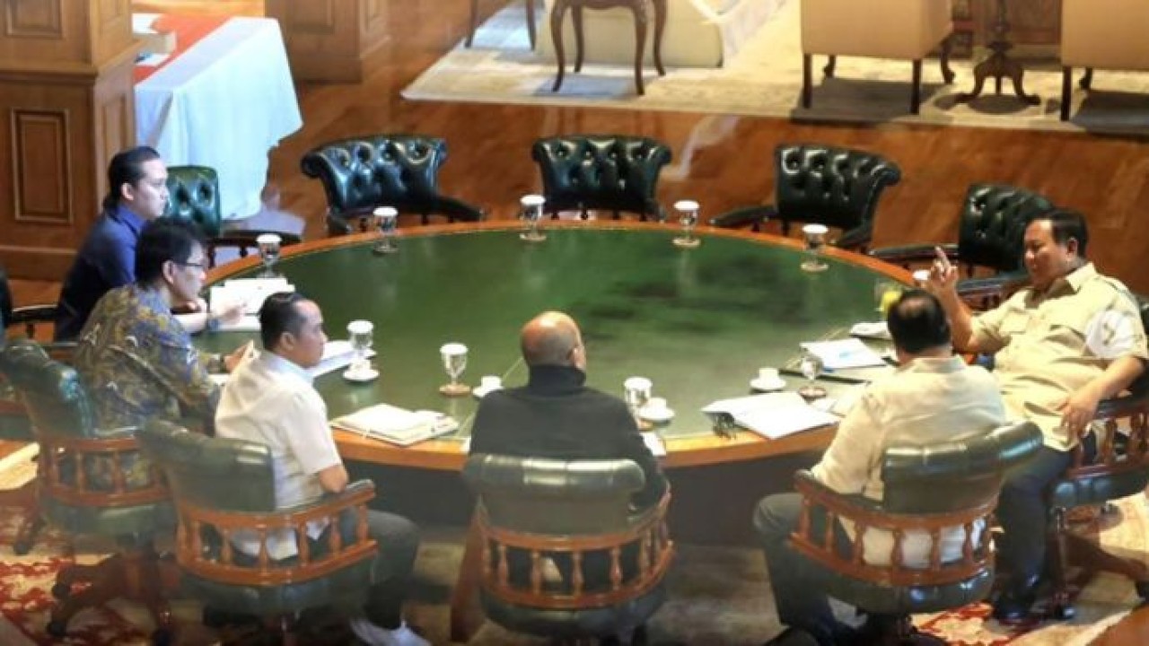 Prabowo Kumpulkan Menteri Ekonomi di Hambalang (Instagram)