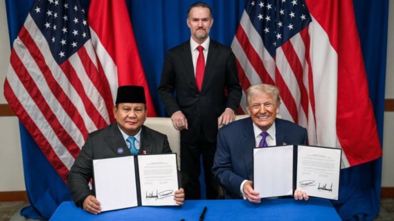 Presiden Prabowo Subianto dan Presiden Amerika Serikat Donald J Trump. (Foto: Istmewa)