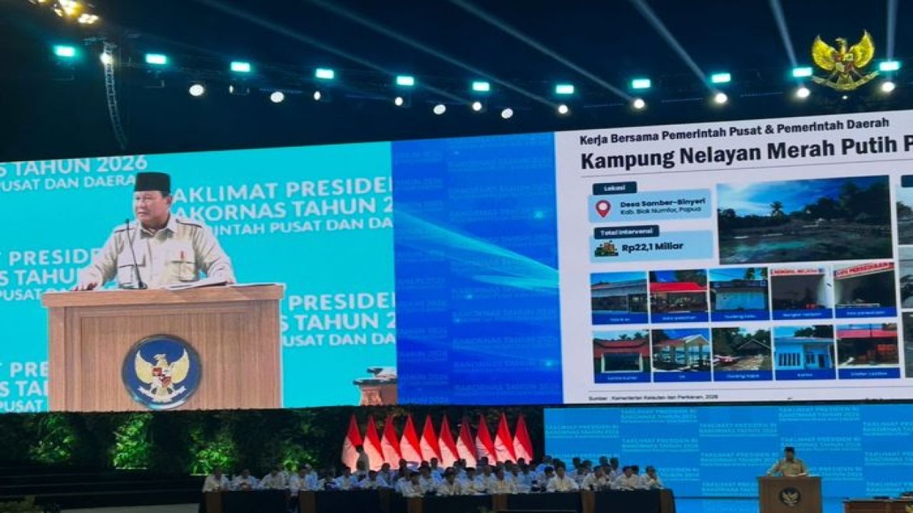 Prabowo Subianto di Rakornas Pemerintah Pusat dan Daerah (NTVnews)