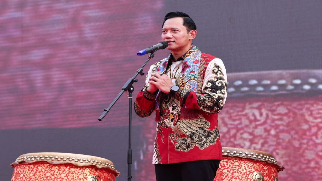 Menteri Koordinator Bidang Infrastruktur dan Pembangunan Kewilayahan, Agus Harimurti Yudhoyono (AHY). (Bakom)