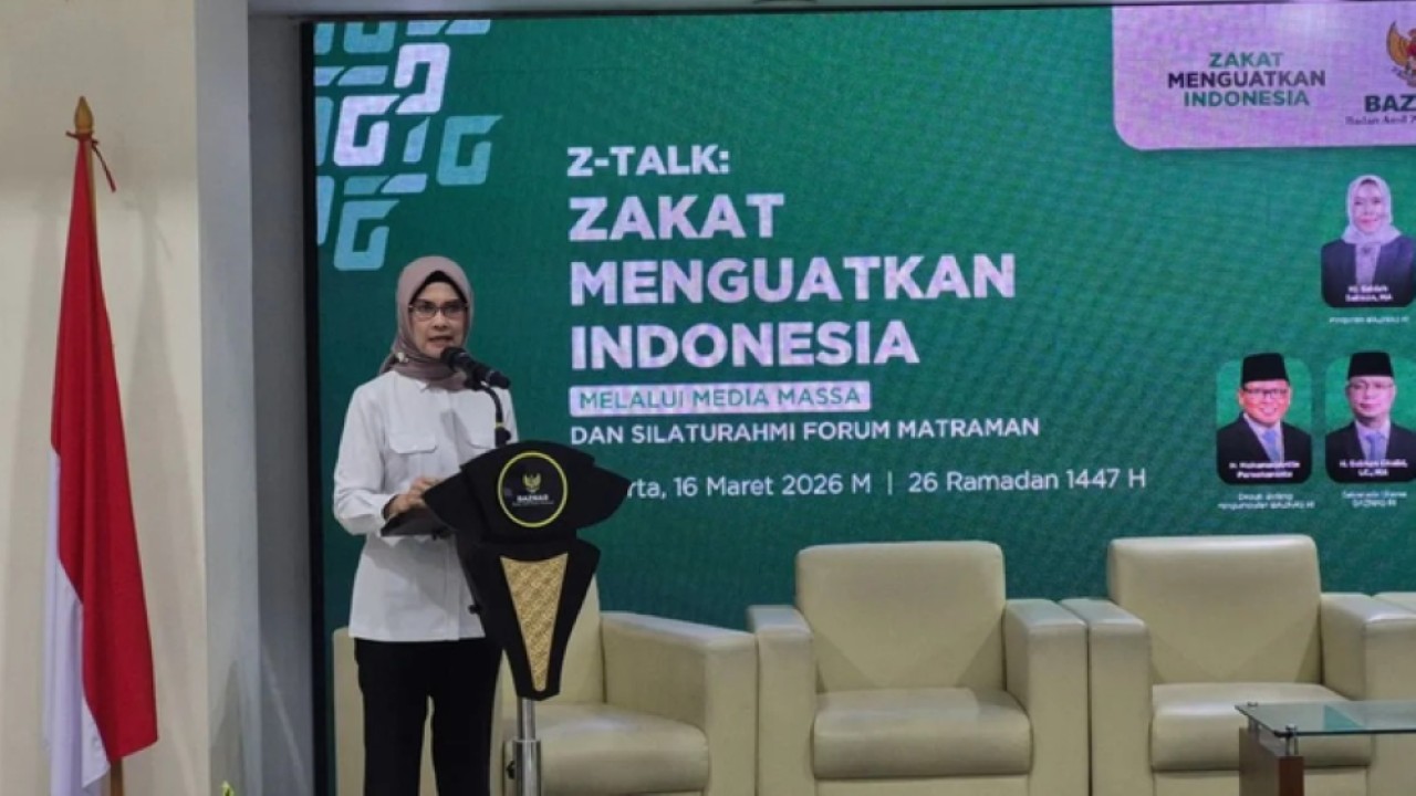 Pelaksana Tugas (Plt) Deputi IV Badan Komunikasi Pemerintah (Bakom) RI Adita Irawati dalam diskusi bertajuk (Antara)