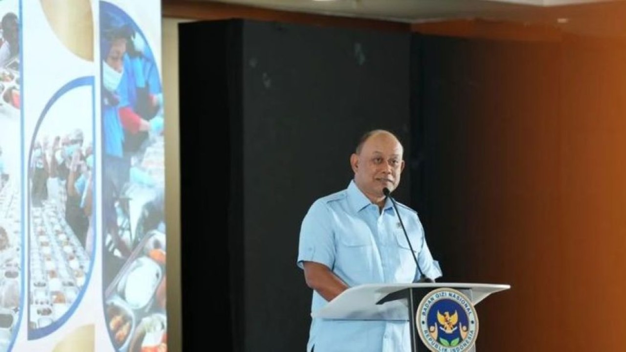 Kepala BGN Dadan Hindayana dalam sosialisasi regulasi kepegawaian di lingkungan BGN di Jakarta pada Rabu, 25 Februari 2026. (Foto: ANTARA/HO-BGN)