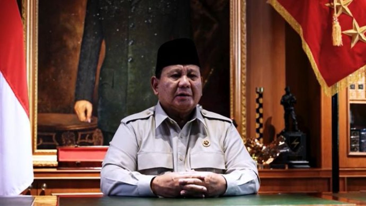 Presiden Republik Indonesia Prabowo Subianto. (Dok.Ntvnews.id)