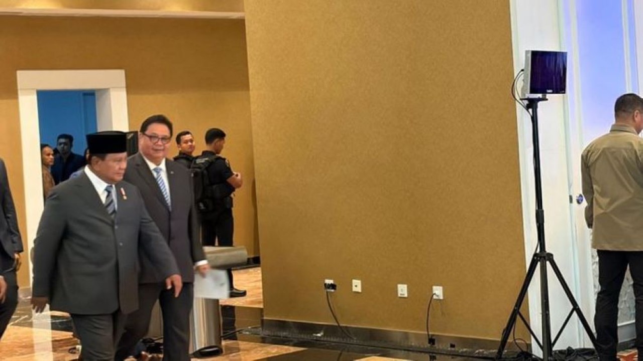 Presiden Prabowo Subianto menghadiri Indonesia Economic Outlook yang digelar di Wisma Danantara, Jakarta (NTVnews)