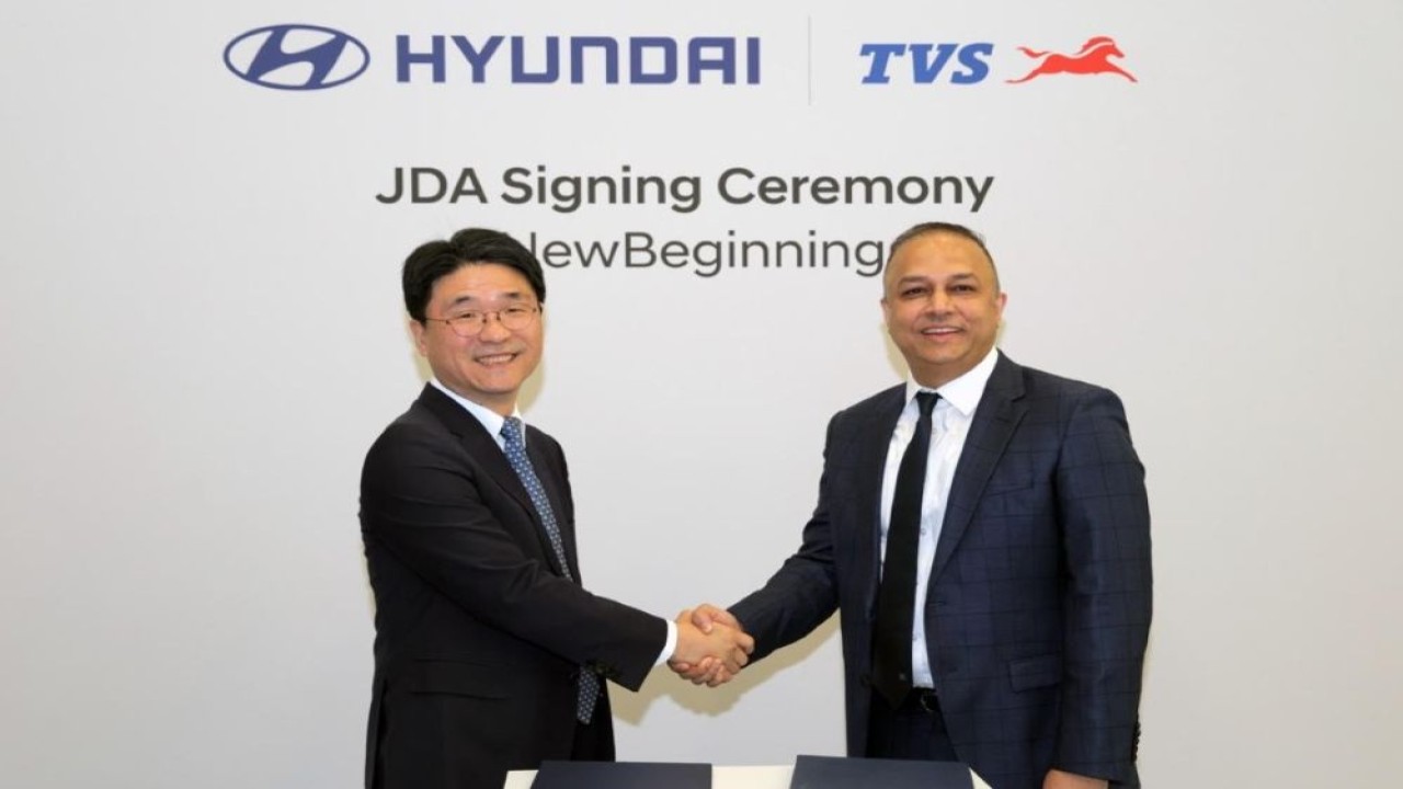 Hyundai Motor Company bersama TVS Motor Company resmi menjalin kolaborasi strategis untuk mengembangkan kendaraan listrik roda tiga (Electric Three-Wheeler/E3W) di India. (Foto: Dok/Istimewa)
