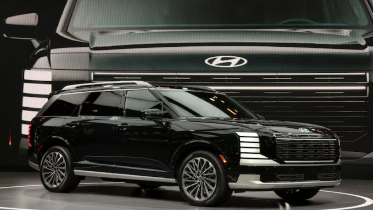 Hyundai Palisade 2026 dipamerkan selama Pratinjau Pers Pameran Otomotif Internasional New York di Kota New York, AS, 16 April 2025. (Foto: Dok/Shannon Stapleton/Reuters)