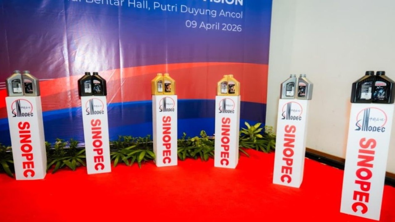 PT Mei Tech Indo Resources resmi menghadirkan oli Sinopec di Indonesia. (Foto: Dok/istimewa/Adiantoro/NTV)