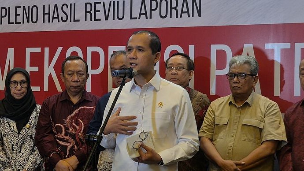 Menteri Transmigrasi (Mentrans) M. Iftitah Sulaiman Suryanagara menyampaikan bahwa tim Ekspedisi Patriot telah melakukan riset dan pemetaan di 154 kawasan transmigrasi. (Ntvnews.id-Muslimin Trisyuliono)