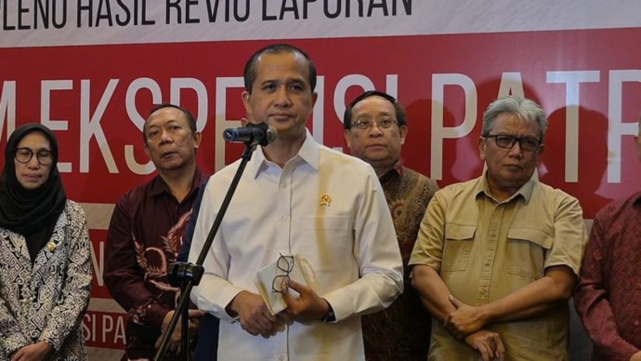 Menteri Transmigrasi (Mentrans) M Iftitah Sulaiman Suryanagara menyampaikan pemerintah akan kembali membuka pendaftaran Program Ekspedisi Patriot pada 2026. (Ntvnews.id-Muslimin Trisyuliono)