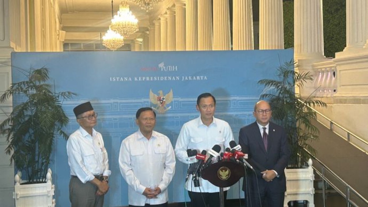 Menteri Koordinator Bidang Infrastruktur dan Pembangunan Kewilayahan, Agus Harimurti Yudhoyono (NTVnews)