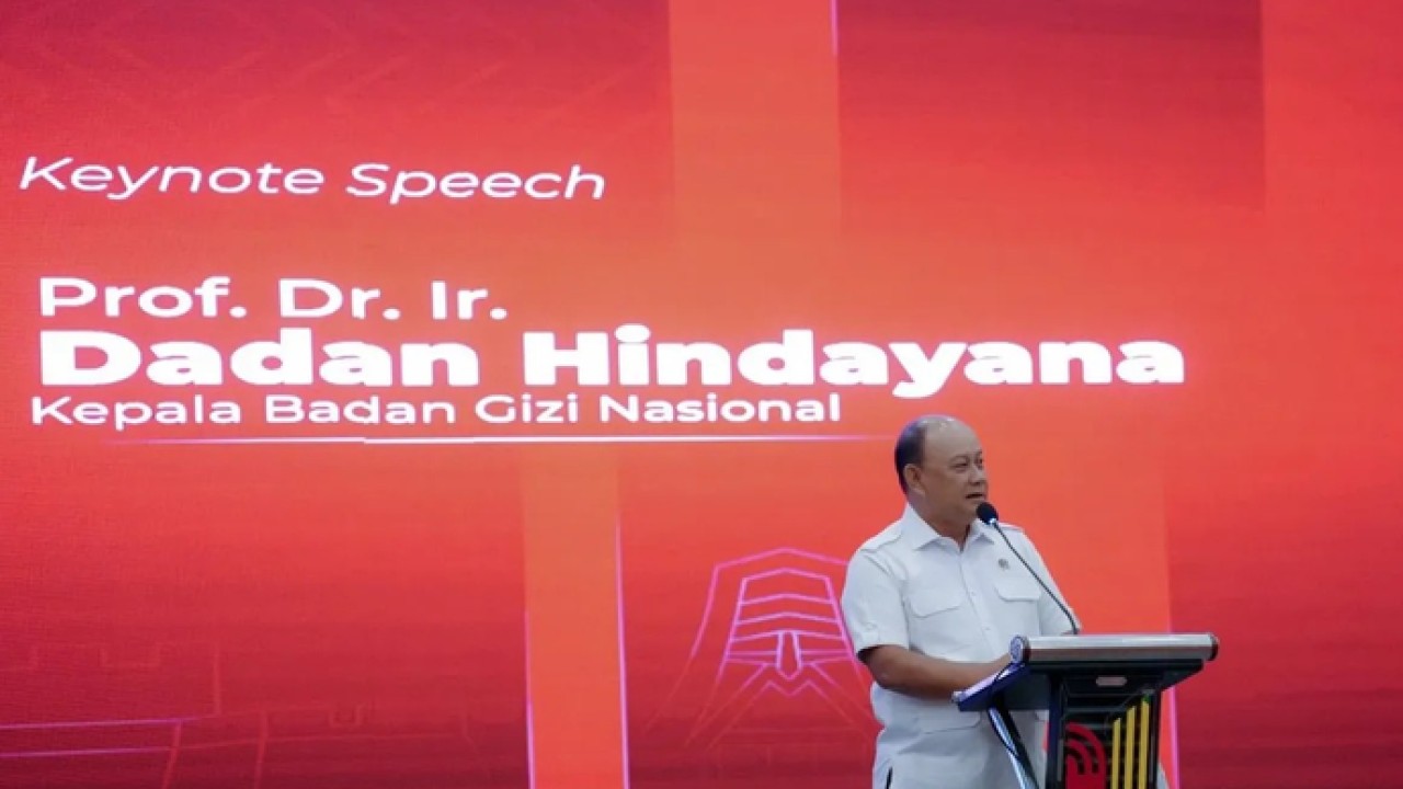 Kepala BGN Dadan Hindayana. ANTARA/HO-BGN. (Antara)