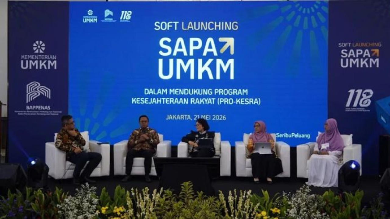 Pemerintah Luncurkan SAPA-UMKM, Platform Terpadu Perkuat Ekosistem UMKM Nasional (ANTARA)