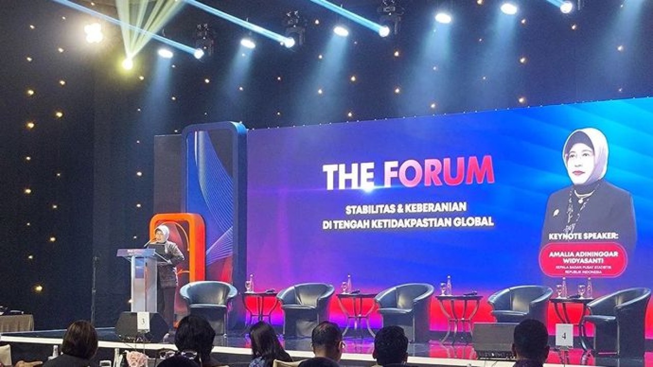 Kepala Badan Pusat Statistik (BPS) Amalia Adininggar Widyasanti. (Antara)