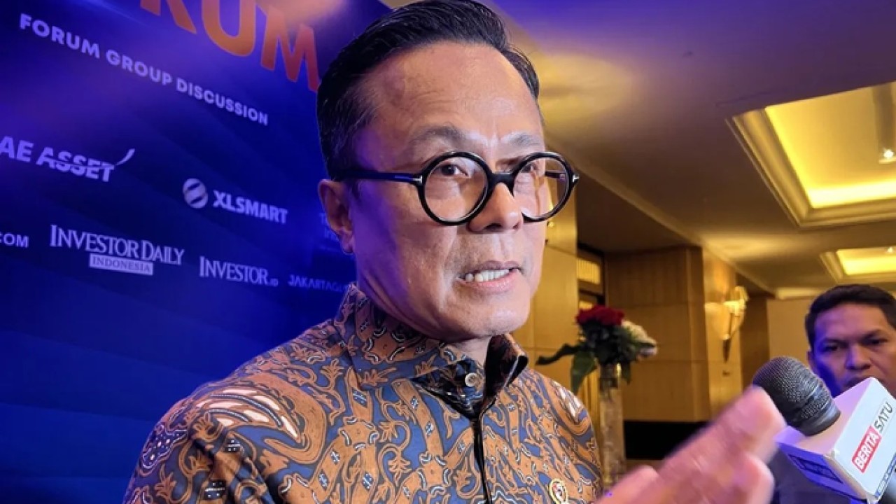 Direktur Operasional Danantara Dony Oskaria memberi keterangan ketika ditemui di sela-sela acara Jakarta Globe Insight yang digelar di Jakarta, Selasa 28 April 2026. ANTARA/Putu Indah Savitri. (Antara)