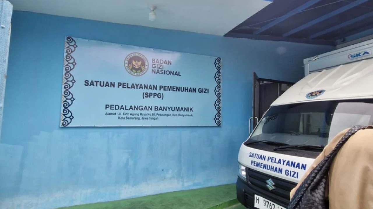 Satuan Pelayanan Pemenuhan Gizi (SPPG) Pedalangan, Semarang. (ANTARA/Zuhdiar Laeis) (Antara)