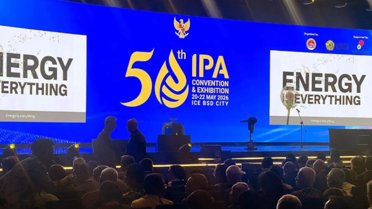 Pembukaan The Indonesian Petroleum Association Convention and Exhibition (IPA Convex) di Tangerang, Banten, Rabu (20/5/2026). ANTARA/Putu Indah Savitri/aa. (Antara)