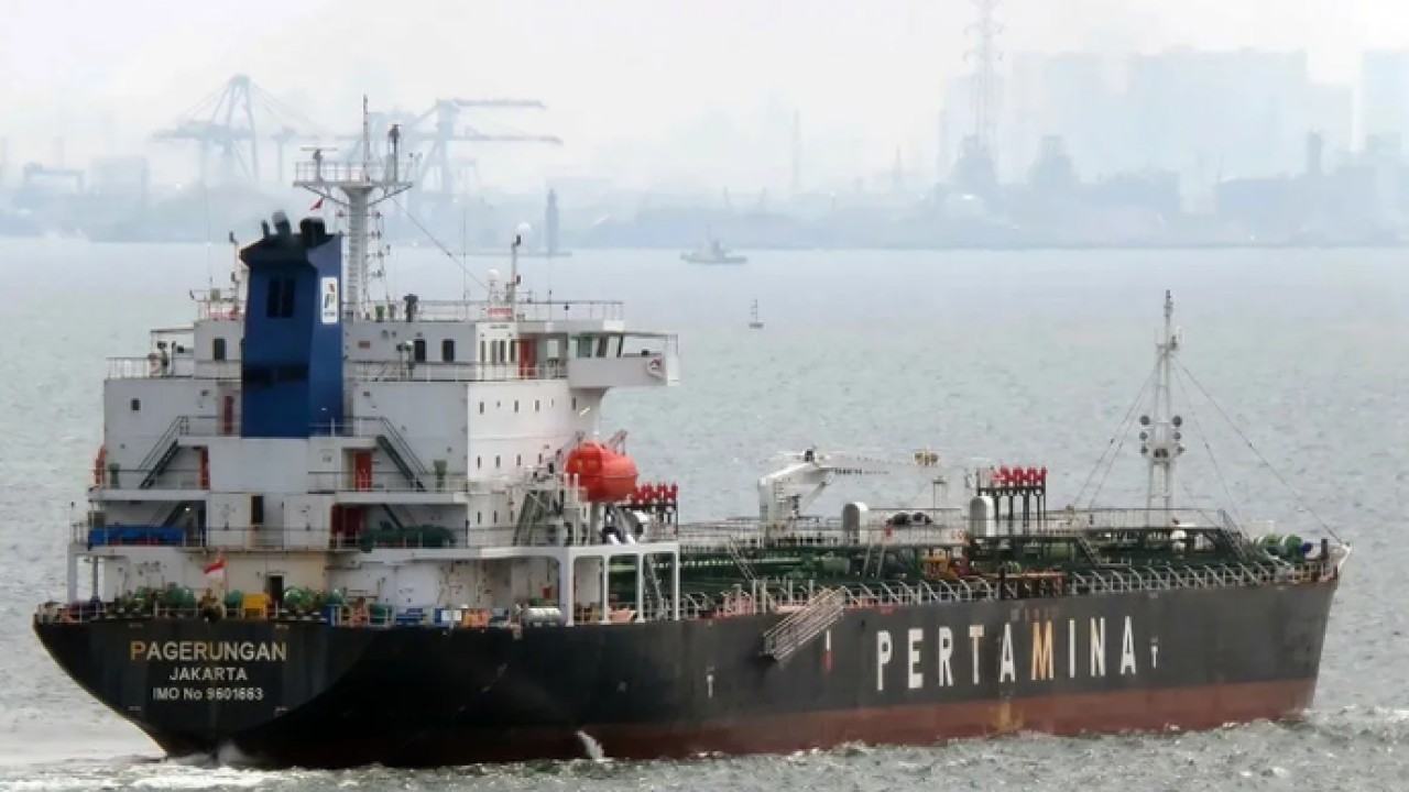 Armada kapal Pertamina MT Pagerungan. ANTARA/HO-Pertamina Patra Niaga/aa. (Antara)
