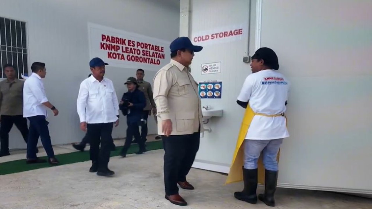 Kehadiran Presiden Prabowo Subianto di Kampung Nelayan Merah Putih (KNMP) Leato Selatan, Kecamatan Dumbo Raya, Kota Gorontalo, disambut hangat. (Foto: Dok/Istimewa)