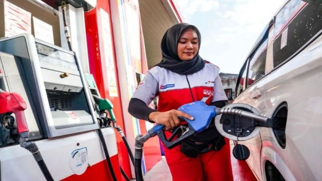Pertamina Patra Niaga melakukan penyesuaian harga jual BBM non subsidi untuk produk Pertamax dan Pertamax Green mulai 10 Juni 2026. (Foto: ANTARA/ Ho- Pertamina Patra Niaga Papua Maluku)